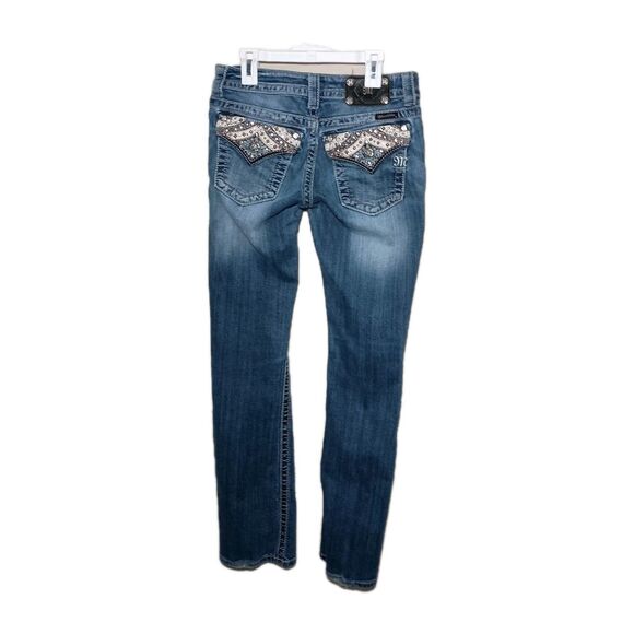 Miss Me Women's Bootcut Denim Jeans Size 27 JP5705B Embellished color MK 158 - Picture 2 of 16
